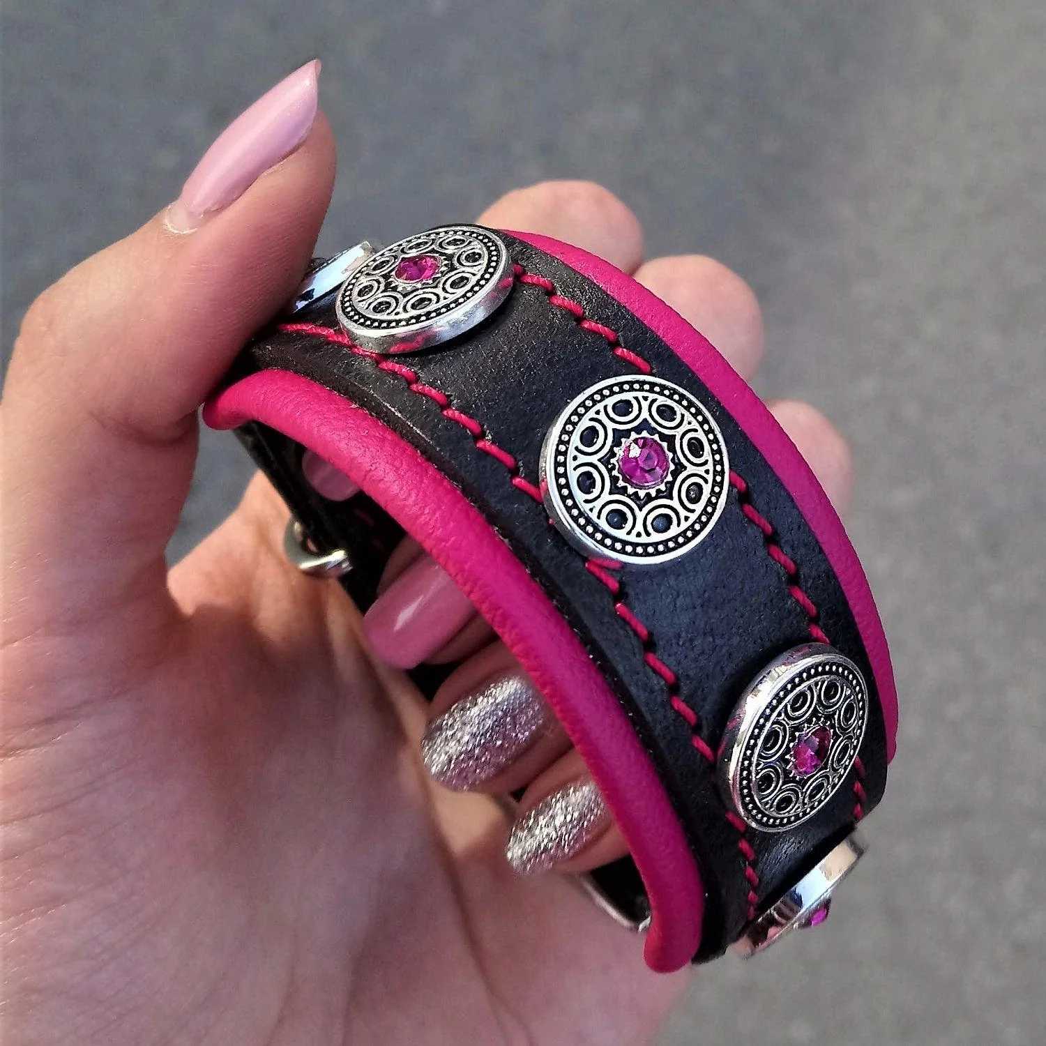 The "Bijou" handmade puppy collar - Image 3